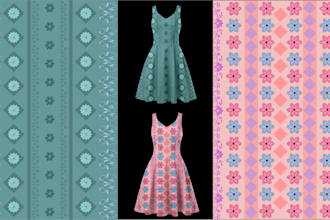 design seamless repeat pattern design