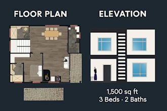 planos arquitectonicos 2d y modelado 3d profesional