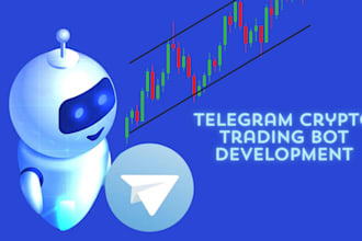 develop automated telegram crypto trading bot, game bot, binance trading bot