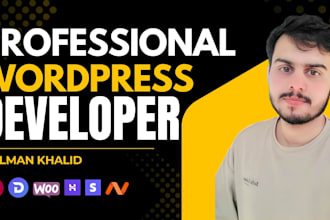 create and host a responsive wordpress website