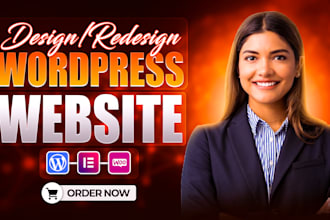 design or redesign a wordpress website