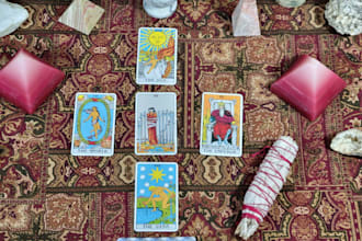 do a insightful 5 card tarot reading , reading on video in 24 hours