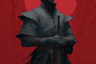 draw horror character illustration