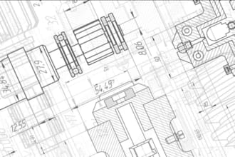 design professional exploded view, assembly drawing for machine parts