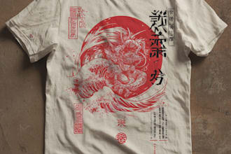 make japanese t shirt design