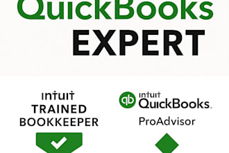provide quickbooks online bookkeeping for US small businesses