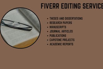 edit your thesis or dissertation with phd level expertise