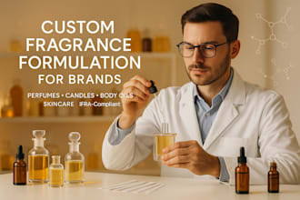formulate new advanced perfume and fragrance products formula for your business
