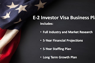 write your e2 visa business plan