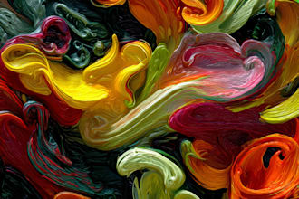 paint digital professional abstract art by hand