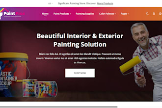 design painting website painting landing page handyman home renovation website