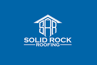 design solid rock roofing logo