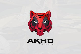 create glamorous awesome gaming logo