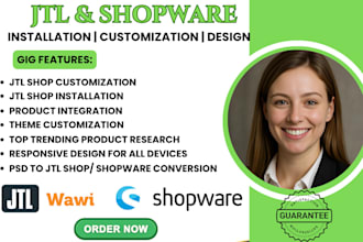 design jtl shop, setup shopwarestore jtl wawi meta SEO and shopware shop