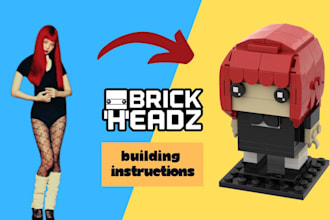 design a lego brickheadz moc