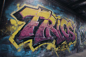 design custom graffiti text, tags, street art, and logo