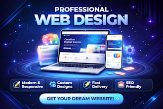 design a modern and responsive website