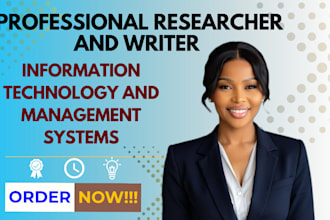 research and write any aspect of information technology and management systems