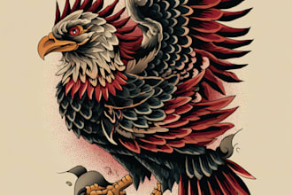 draw japanese traditional tattoo design