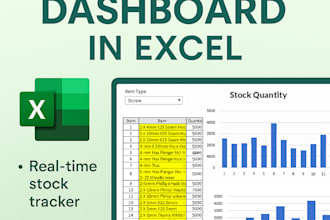 create excel inventory tracker with charts and alerts
