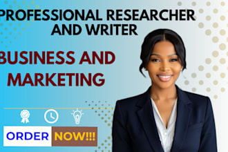 write any aspect of business and marketing