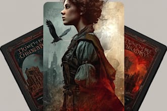 design best fantasy book cover for kdp and paperback