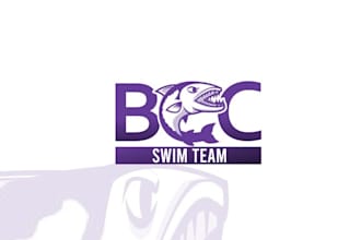 design motivation country club swim team logo