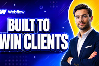 build a professional webflow business website