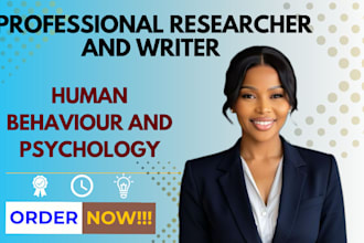 write any aspect of human behaviour and psychology
