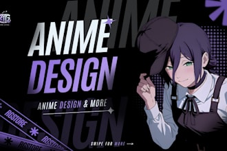 make wallpaper, anime design or anime poster