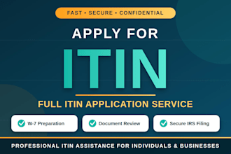 get your itin individual taxpayer number as an irs caa