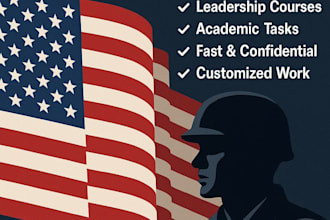 do leadership course completion and academic support for US military