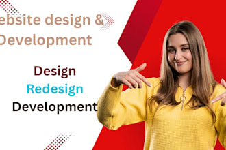 build responsive wordpress website design,re design,blog or website development