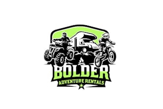 design shining wonderful adventure rentals logo
