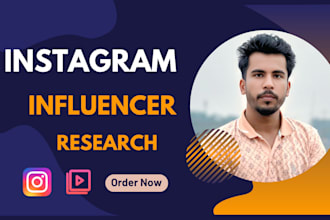 best instagram influencer research, youtube influencer lists for your niche