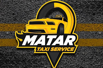 design a bold and professional taxi logo for your transport business