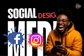 design facebookand instagram ads creatives or ad image