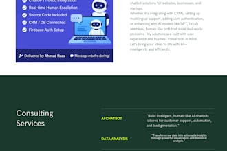build ai chatbots and ml dashboards with predictive analytics