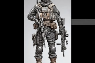 draw your star wars sci fi character art