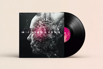 design music album cover , single or mixtape artwork