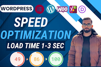 do wordpress website speed optimization and enhance page speed with gtmetrix