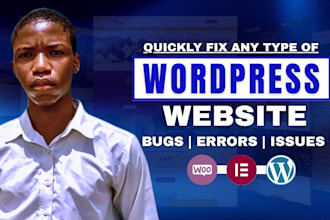 quickly fix wordpress website issues wordpress bug fix wordpress errors, malware