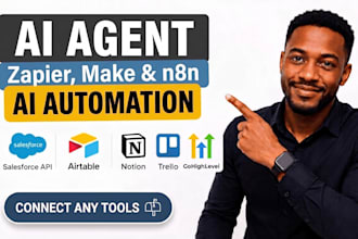 do airtable, hubspot, salesforce API, and gohighlevel automation, n8n ai agent