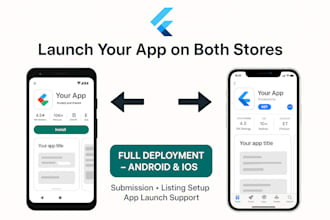 publish your flutter app to the app store and google play store
