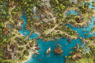 create your fantasy map, worldmap, battlemap for dnd etc