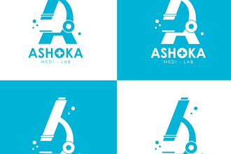 do science logo design lab, tech, research and innovation branding