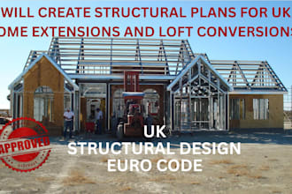 create structural plans for UK home extensions and loft conversions