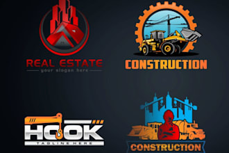 draw awesome manufacturing logo design for your brand