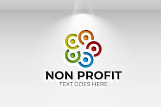 do charity logo design nonprofit, ngo, fundraiser and humanitarian