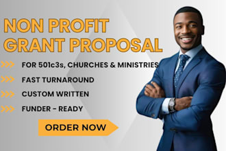 write a funder ready nonprofit grant proposal for your 501c3, church or ministry